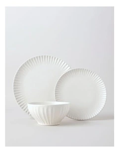 Marni 12pc Dinner Set in White