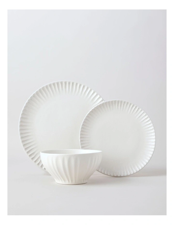 Marni 12pc Dinner Set in White image 1
