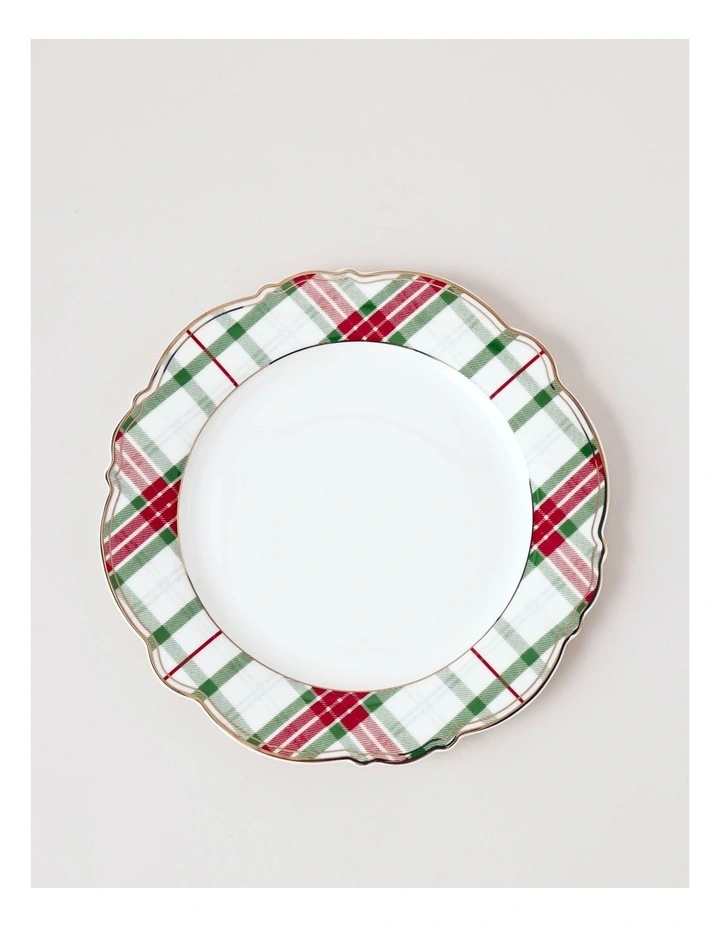 Christmas Tartan 12pc Dinner Set in Multi image 3
