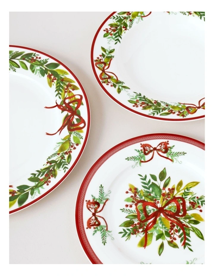 Traditional Christmas 12pc Dinner Set in Multi image 6