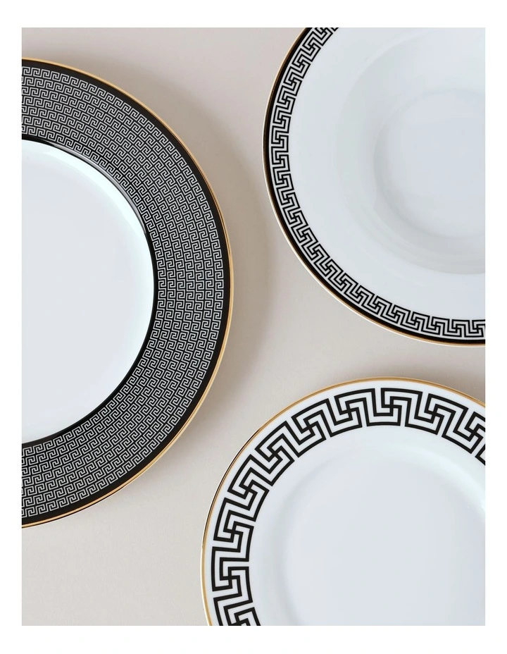 Paros 12pc Dinner Set in Black image 2