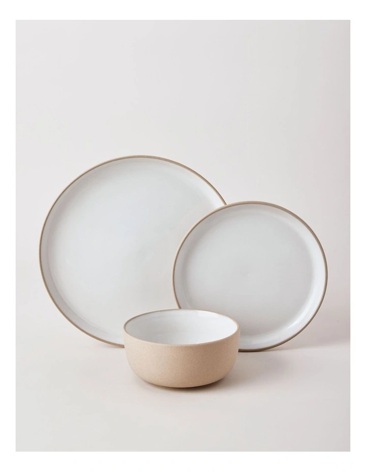 Elements 12pc Dinner Set in White image 1