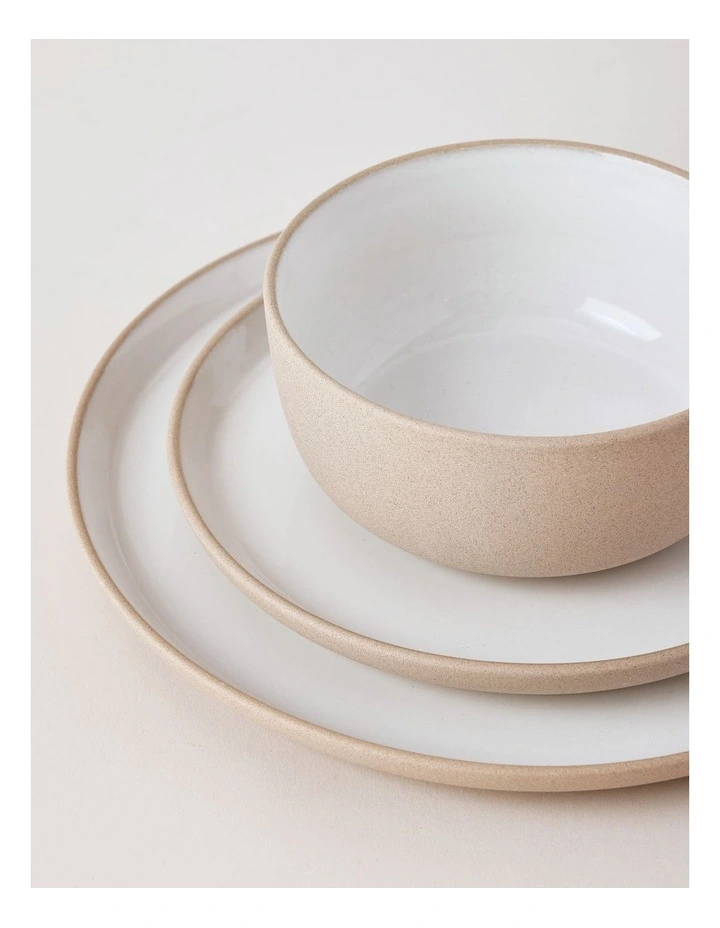 Elements 12pc Dinner Set in White image 3