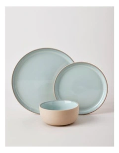 Elements 12pc Dinner Set in Green