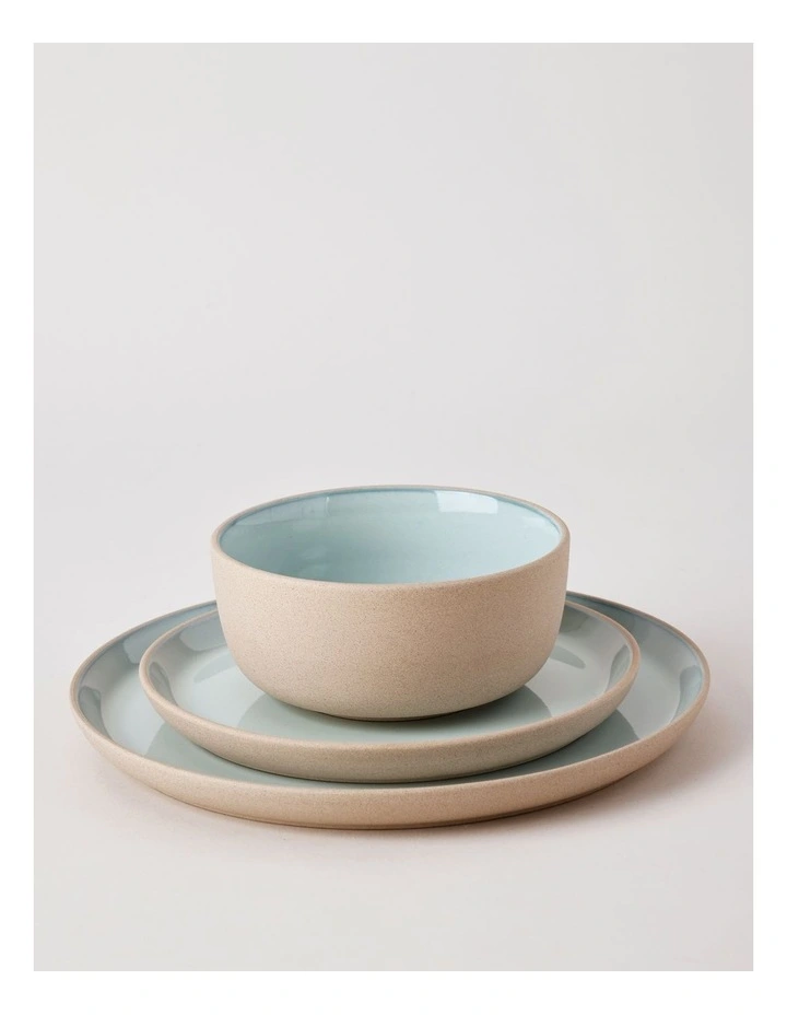 Elements 12pc Dinner Set in Green image 2