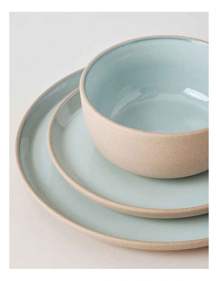 Elements 12pc Dinner Set in Green image 3