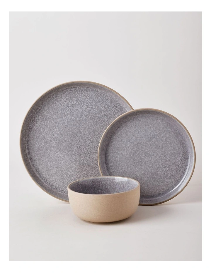 Elements 12pc Dinner Set in Grey image 1