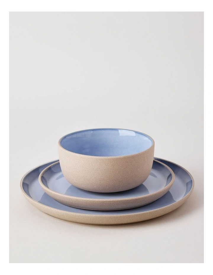 Elements 12pc Dinner Set in Blue image 3