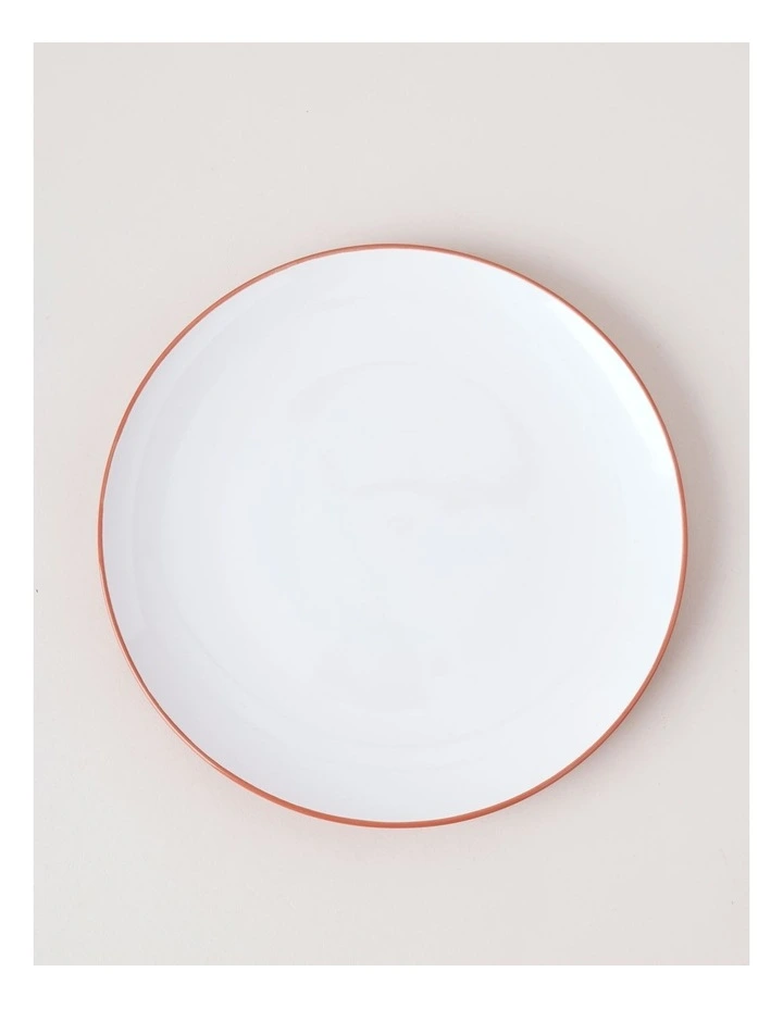 Two Tone 12pc Dinner Set in Red image 3