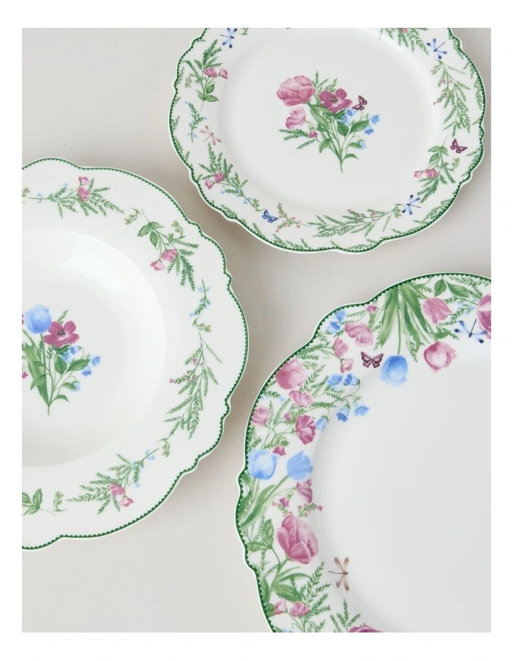 Tulips 12pc Dinner Set in Multi image 3