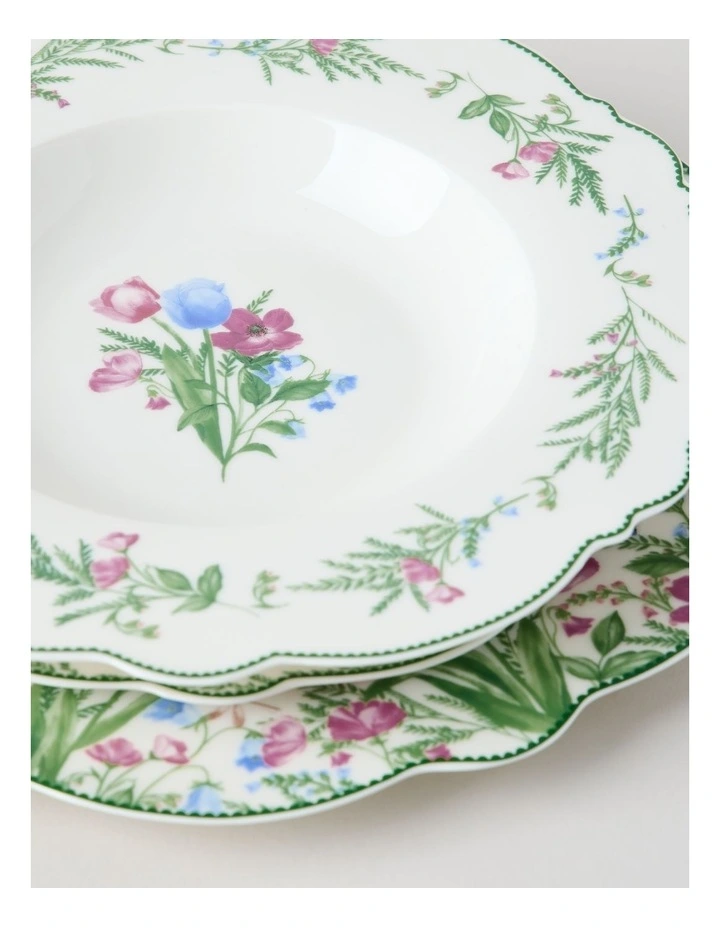 Tulips 12pc Dinner Set in Multi image 4