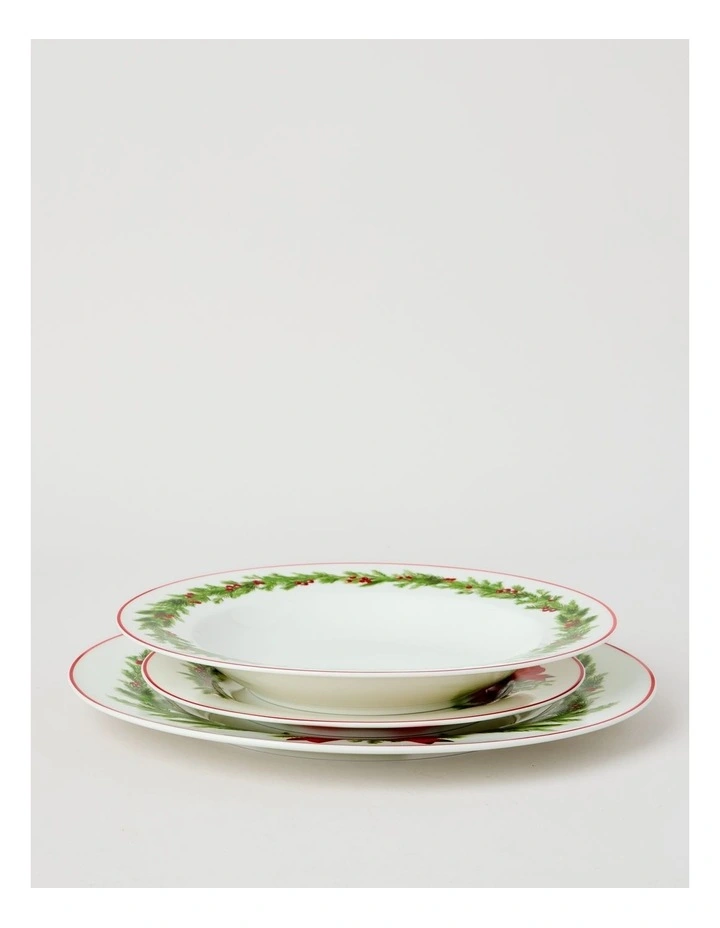 Christmas Wreath 12pc Dinner Set image 3