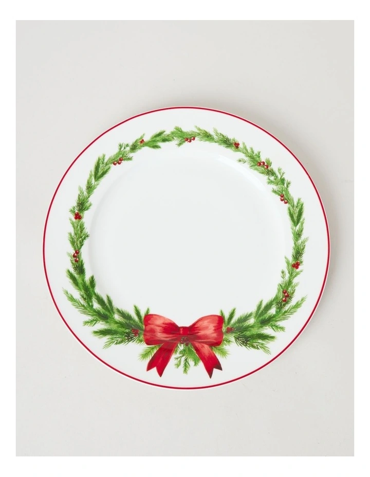 Christmas Wreath 12pc Dinner Set image 4