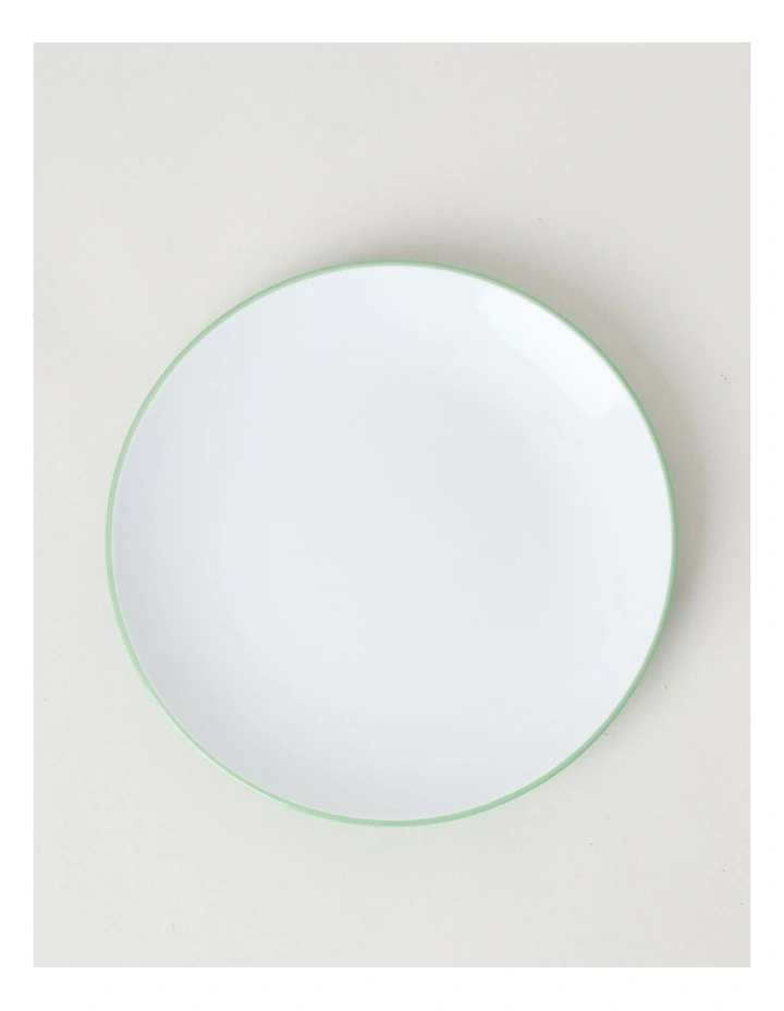 Two Tone 12pc Dinner Set in Green image 4