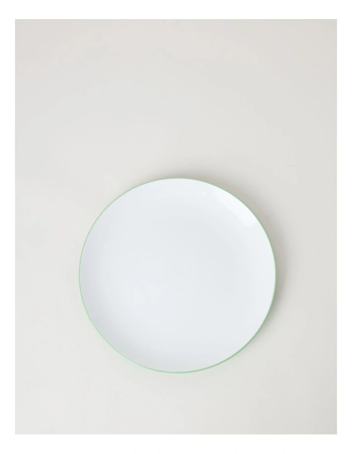 Two Tone 12pc Dinner Set in Green image 5