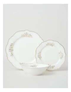 Gilded 12pc Dinner Set in Gold