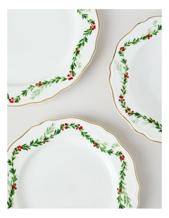 Christmas Holly Berry 12pc Dinner Set image 3