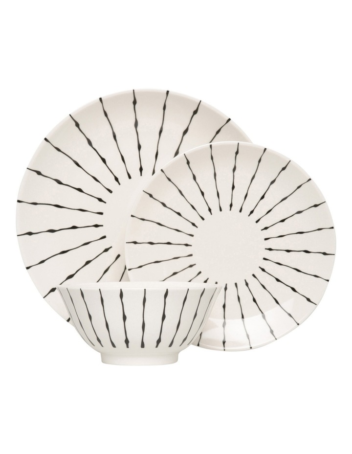 NEW Vue Tracks Stoneware 12 Piece Dinner Set 2300092526760 eBay