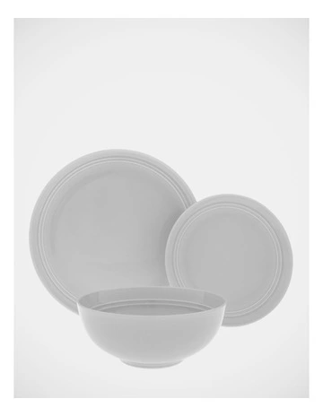 Avenue 12 Piece Dinner Set Grey