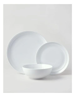 Avenue 12 Piece Dinner Set White