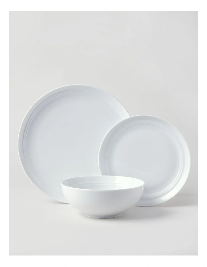 Avenue 12 Piece Dinner Set White image 1