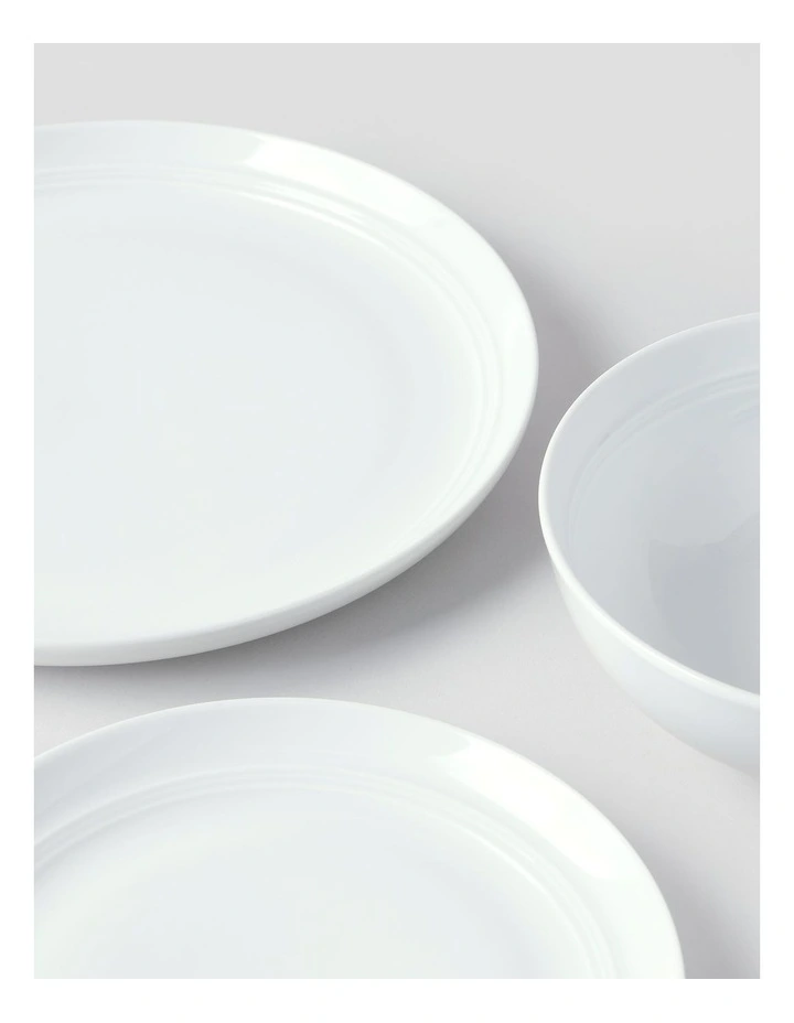 Avenue 12 Piece Dinner Set White image 2