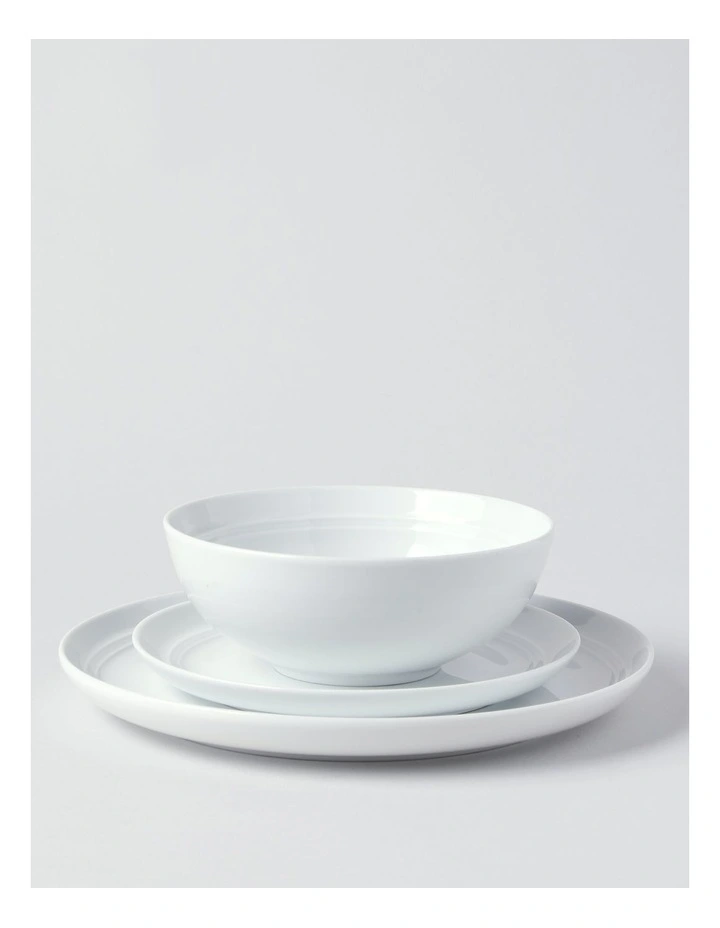 Avenue 12 Piece Dinner Set White image 3