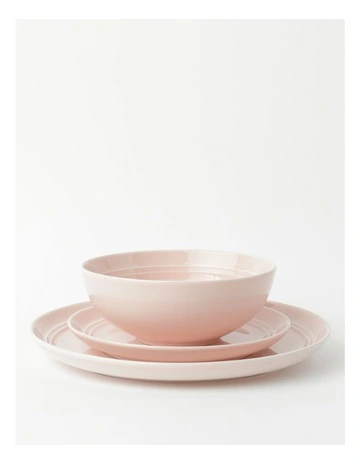 Avenue 12pc Dinner Set Pink