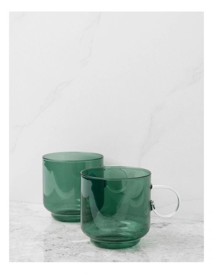 Meeru Mug Set of 2 in Green image 1