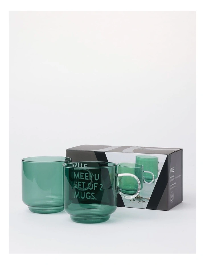 Meeru Mug Set of 2 in Green image 4