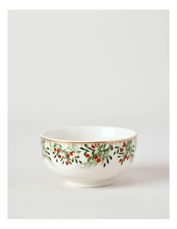 Heirloom Poinsettia Chip & Dip in Red image 5