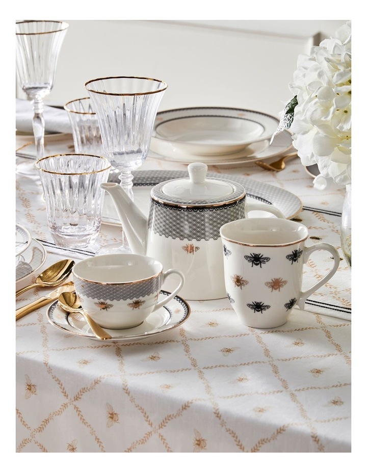 Honey Bee Mug Set of 2 in Black/Gold image 2