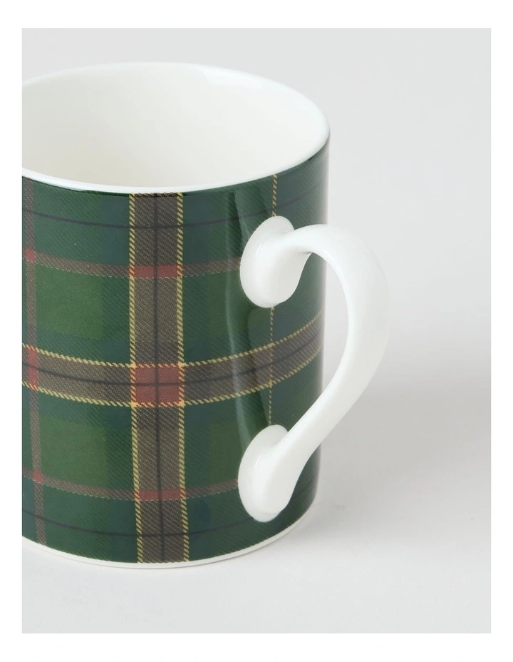 Christmas Tartan Mug Set of 2 in Multi image 3