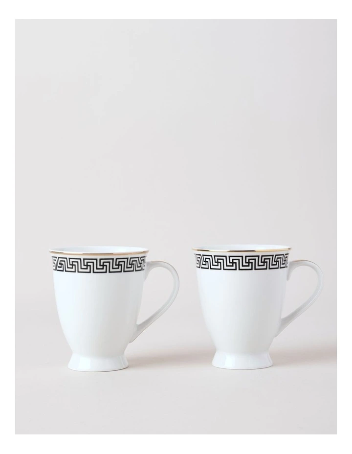 Paros Mug Set of 2 in Black image 1