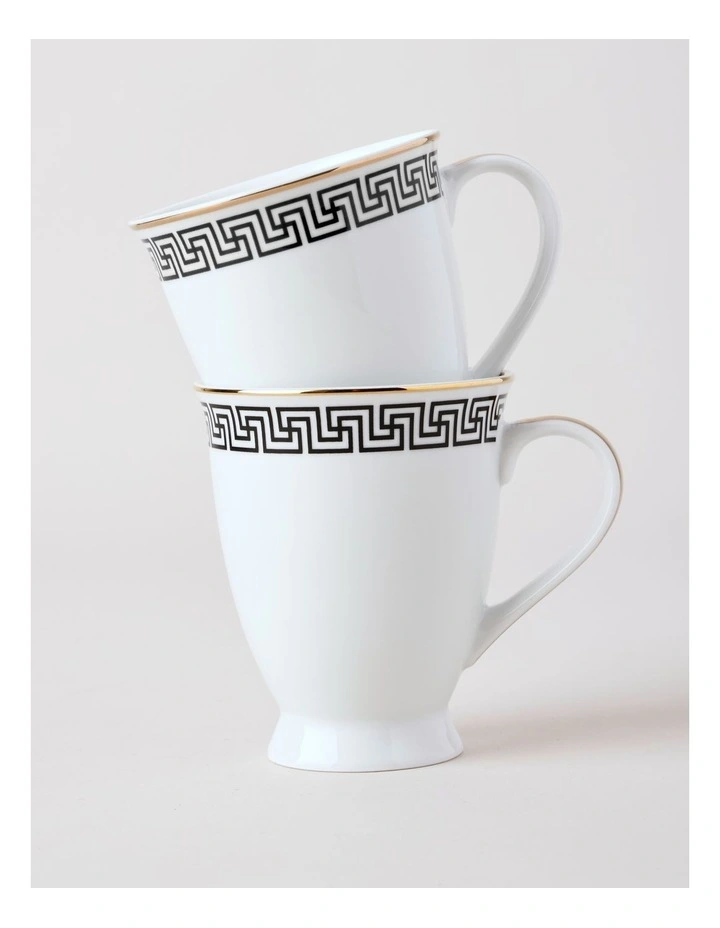 Paros Mug Set of 2 in Black image 4