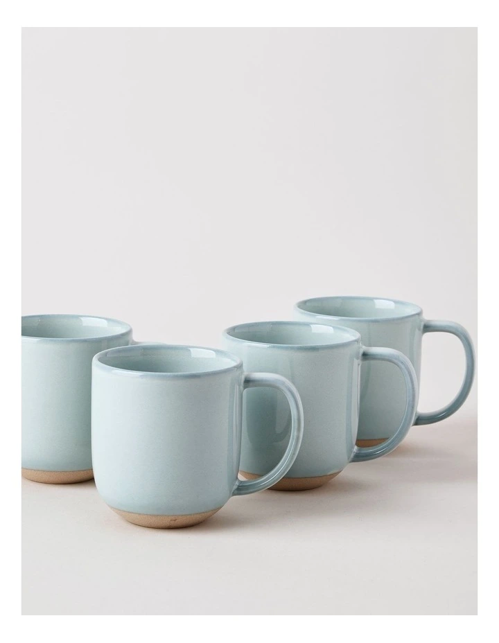 Elements Set of 4 Mugs in Green image 2