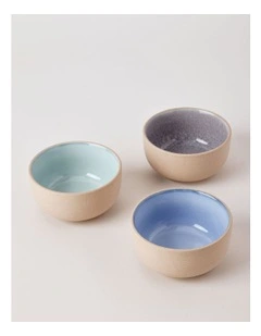 Elements Set of 3 Dip Bowls in Multi