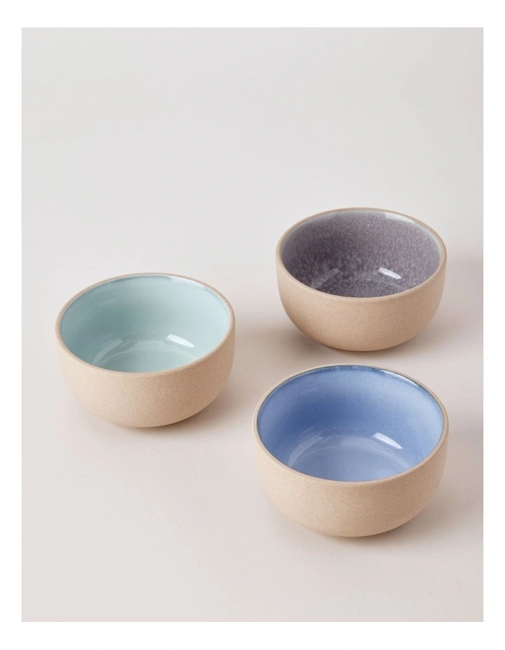 Elements Set of 3 Dip Bowls in Multi image 1