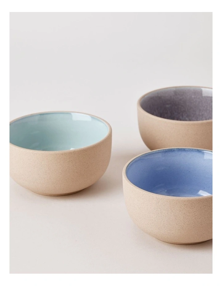 Elements Set of 3 Dip Bowls in Multi image 2