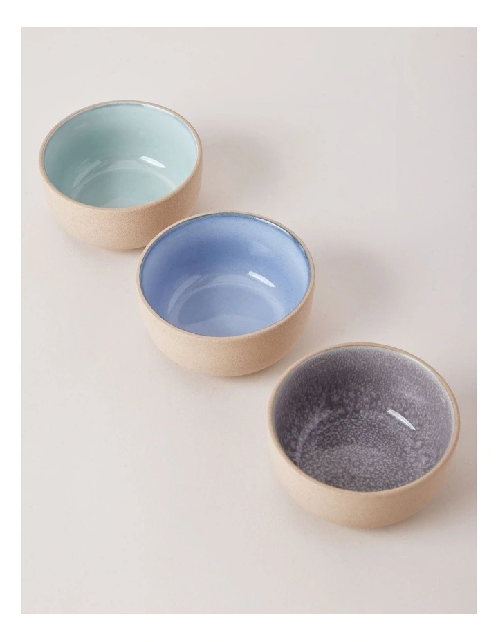 Elements Set of 3 Dip Bowls in Multi image 3