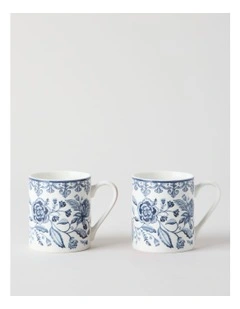 Mazarine Mug Set of 2 in Blue