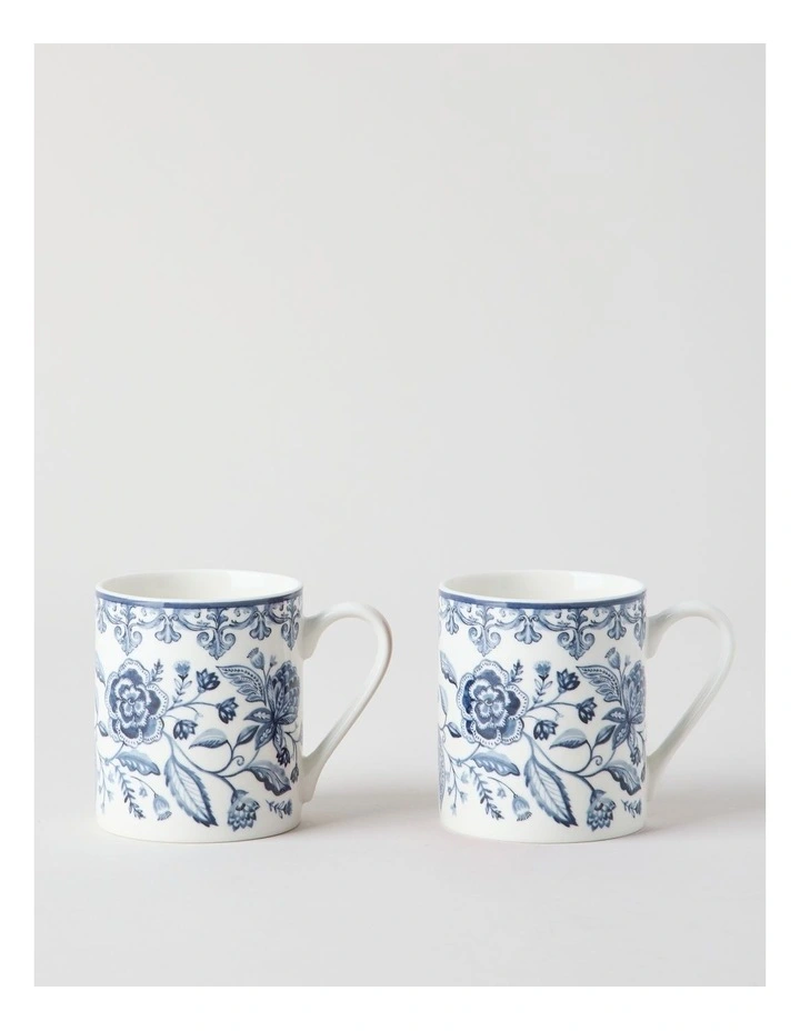 Mazarine Mug Set of 2 in Blue image 1