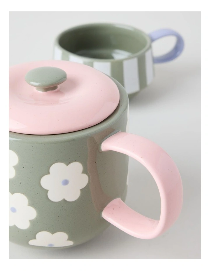 Cosy Collection Tea Set for Two in Assorted Colours image 5
