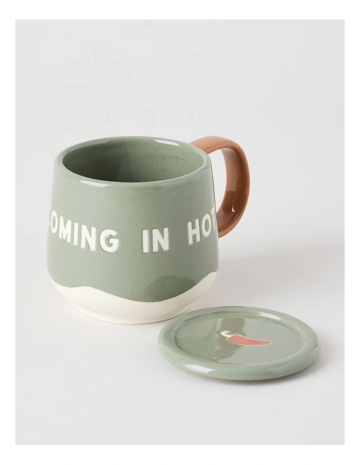 Coming in Hot Mug & Coaster image 3