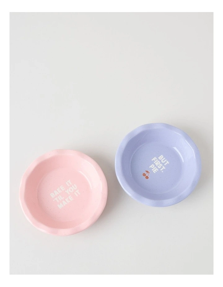 Cosy Collection Petite Pie Dish Set of 2 in Assorted image 3