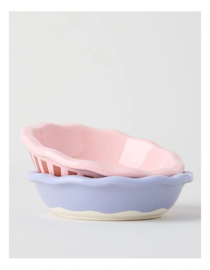 Cosy Collection Petite Pie Dish Set of 2 in Assorted image 5
