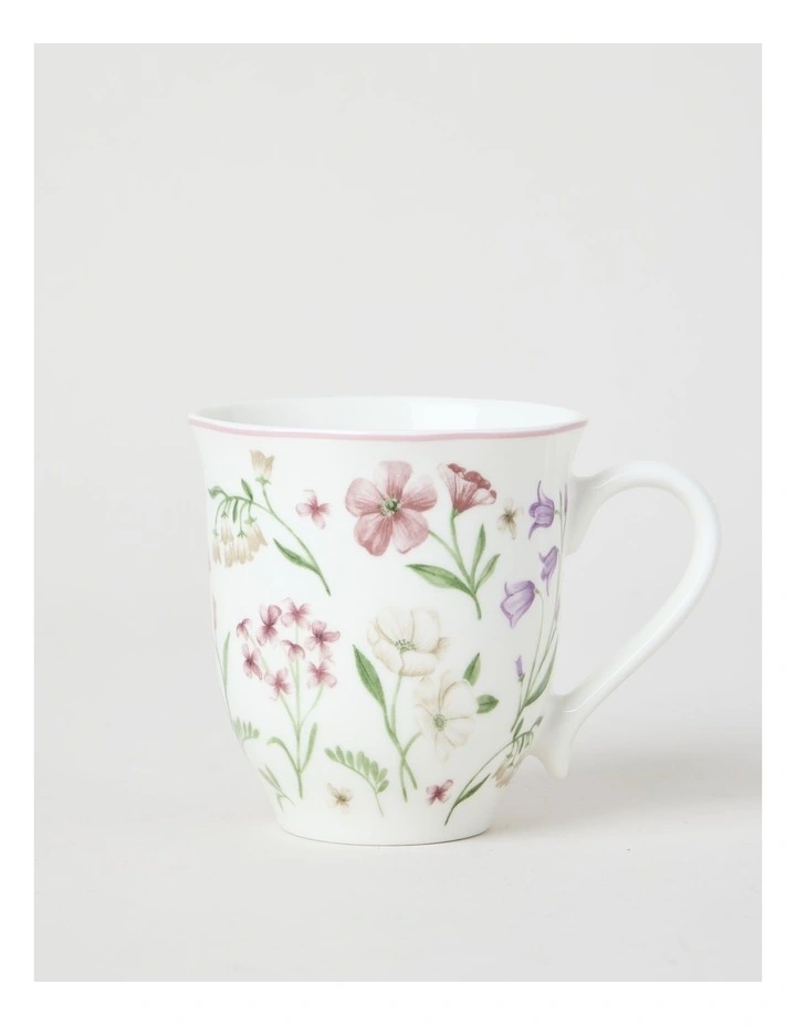Botanical Floral Mug Set of 2 380ml image 2