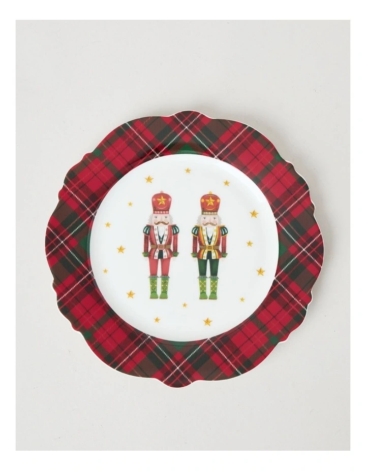 Christmas Tartan Side Plate Set of 2 21cm image 5