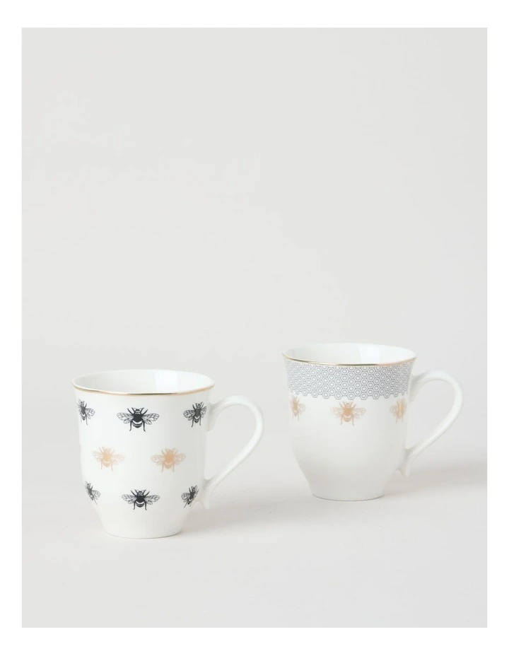 Honey Bee Mug Set of 2 image 1