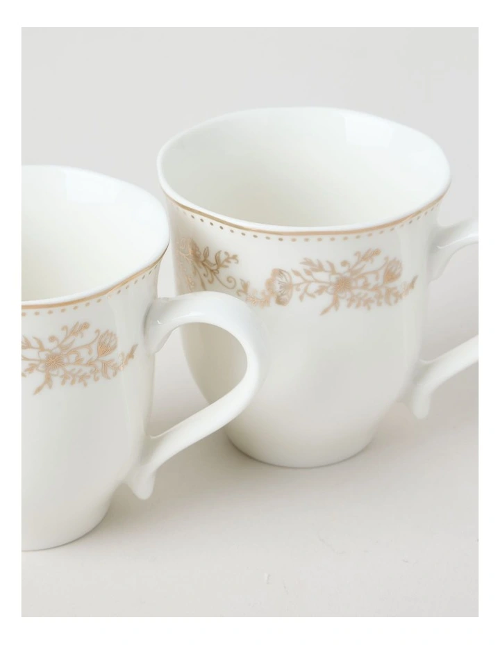 Gilded Mug Set of 2 in Gold image 3
